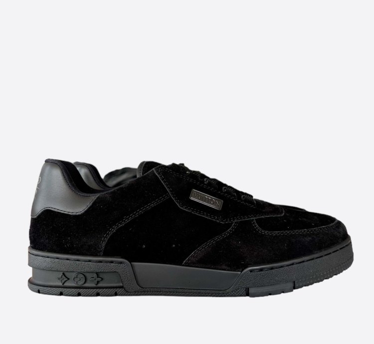 Louis Vuitton Black Suede Employee Trainers