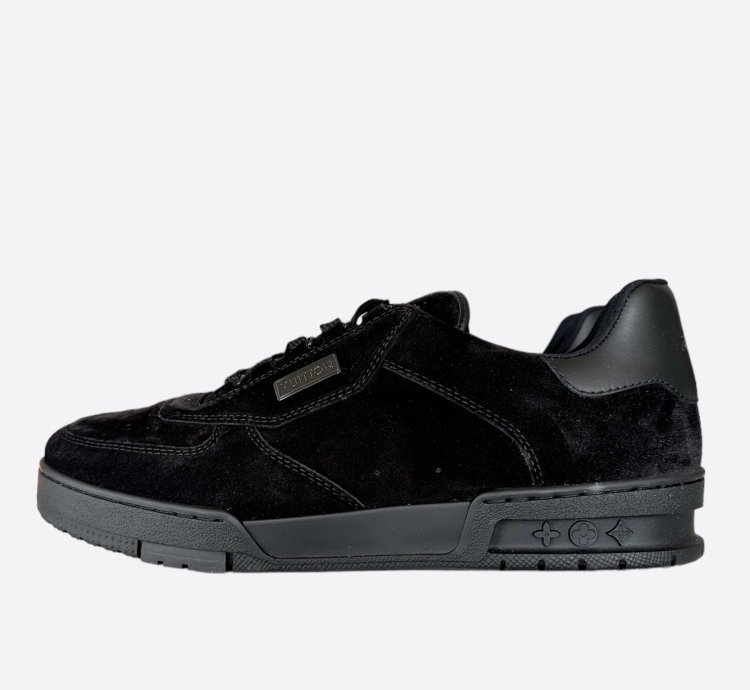 Louis Vuitton Black Suede Employee Trainers