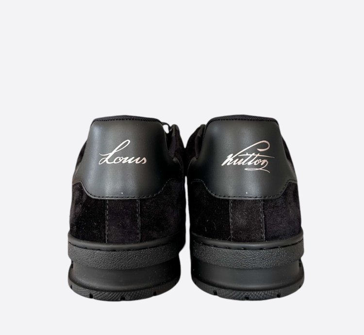 Louis Vuitton Black Suede Employee Trainers