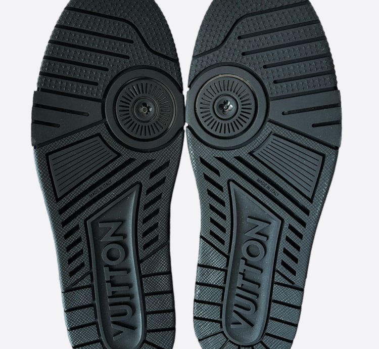 Louis Vuitton Black Suede Employee Trainers