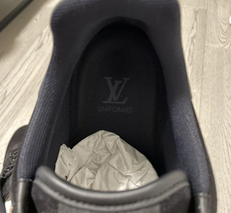 Louis Vuitton Black Suede Trainers