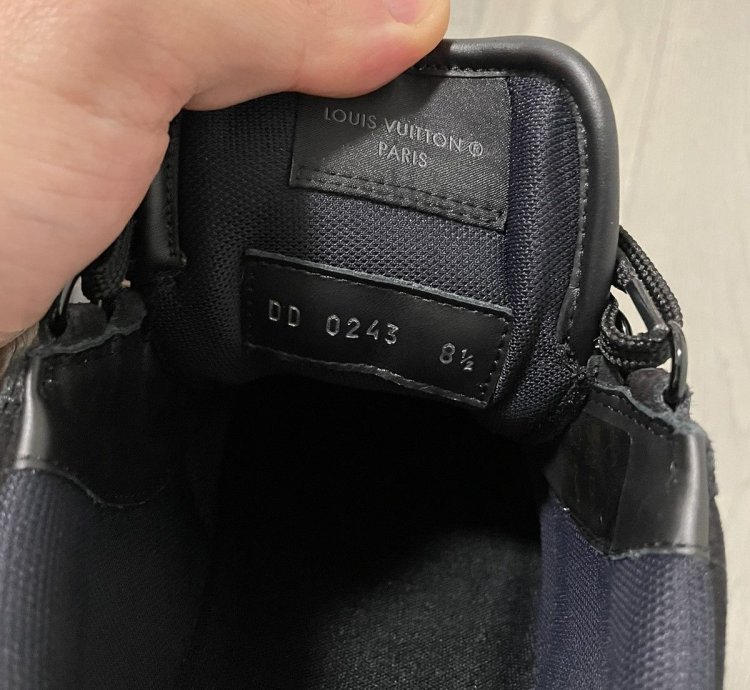 Louis Vuitton Black Suede Trainers