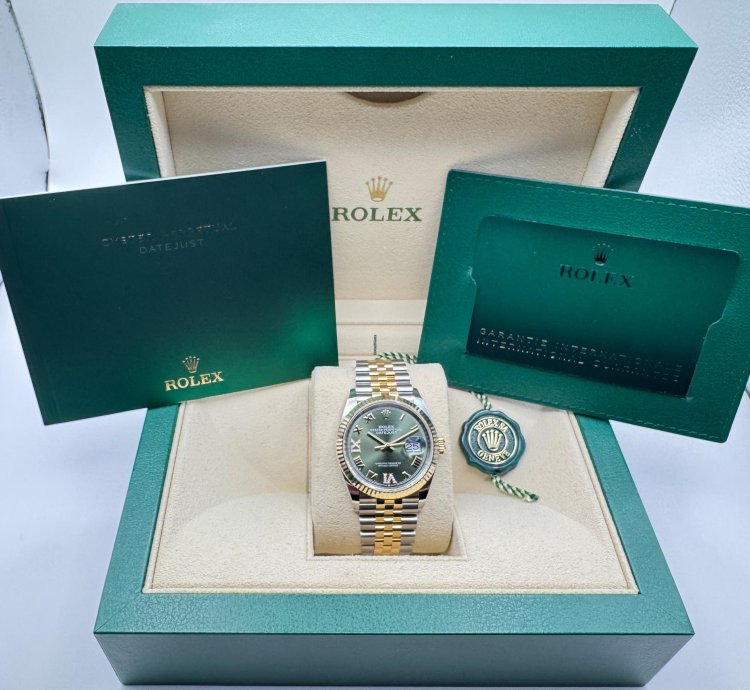 Rolex Datejust 36 126233 Olive Diamond Dial 2025 New