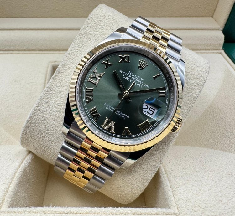 Rolex Datejust 36 126233 Olive Diamond Dial 2025 New