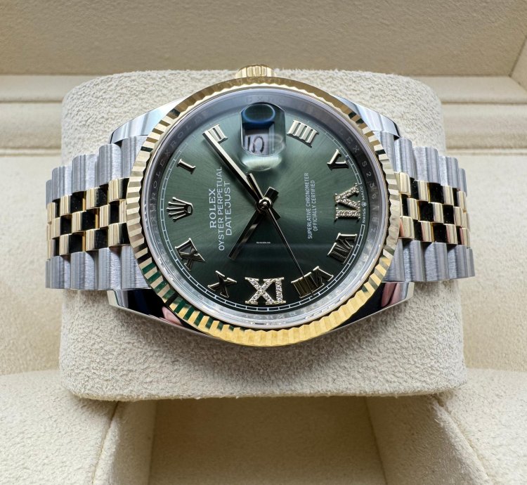 Rolex Datejust 36 126233 Olive Diamond Dial 2025 New