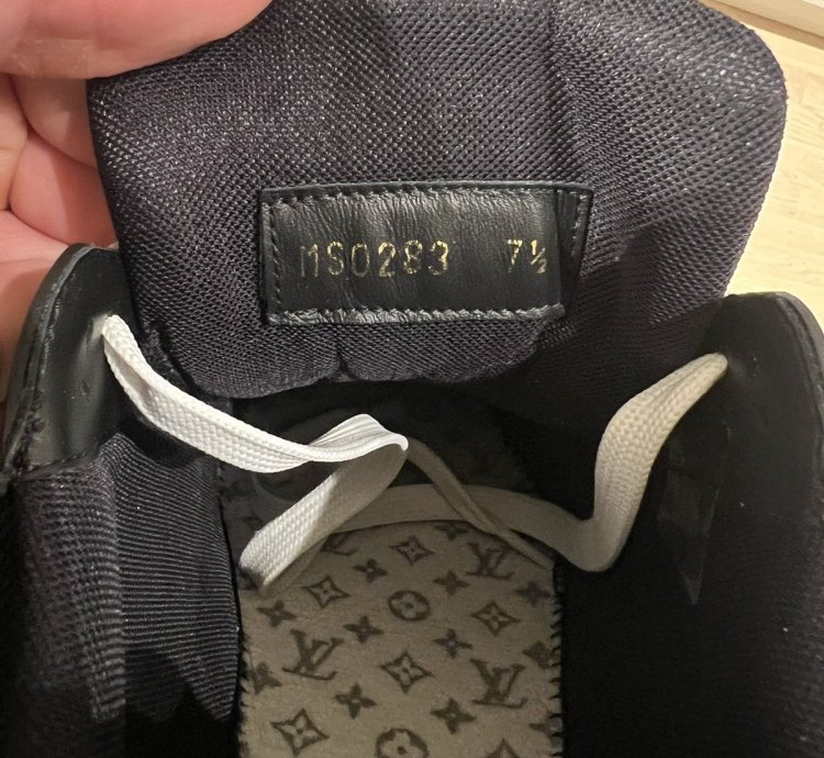 Louis Vuitton Black Trainers