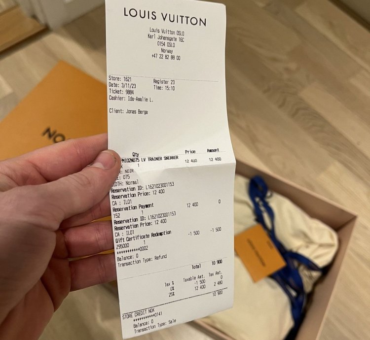 Louis Vuitton Black Trainers