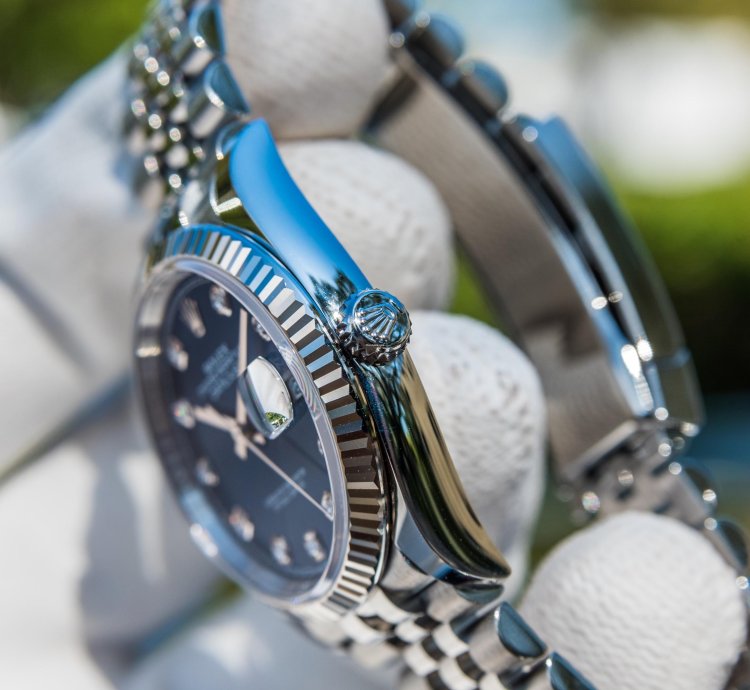 Rolex Datejust 36 126234 - Bright Blue Diamond Set Dial - Jubilee Bracelet