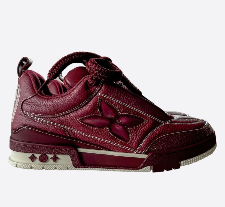 Louis Vuitton Bordeaux Skate Trainers