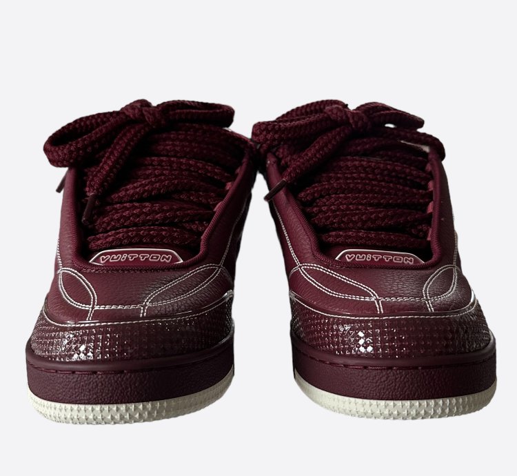 Louis Vuitton Bordeaux Skate Trainers