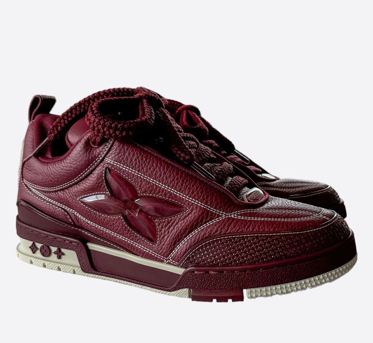 Louis Vuitton Bordeaux Skate Trainers