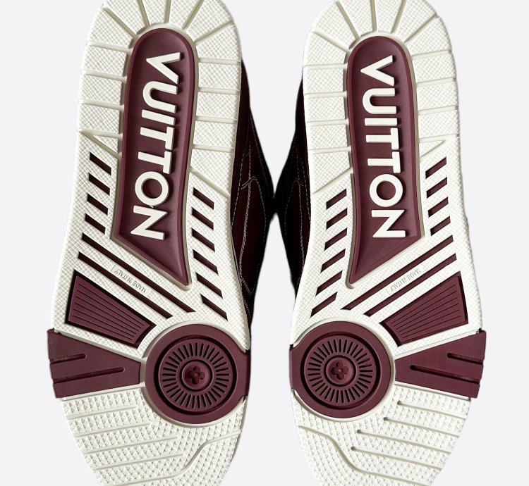 Louis Vuitton Bordeaux Skate Trainers