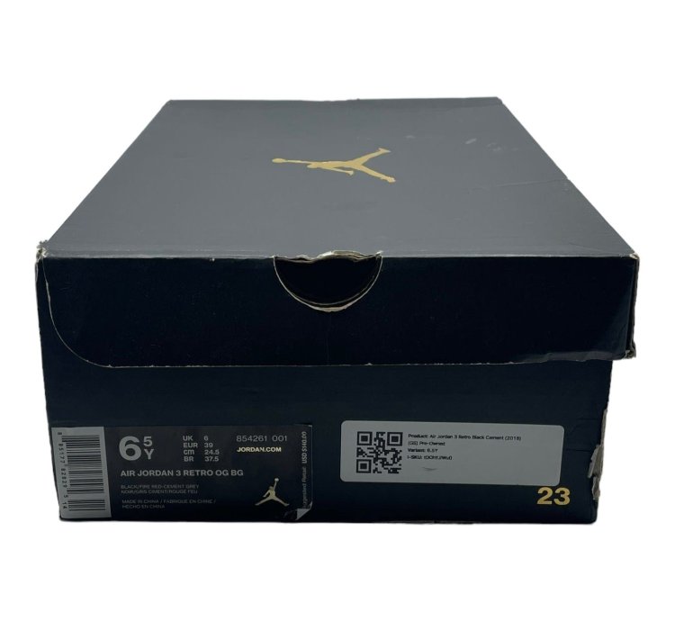 3 Retro Black Cement 2018 gs