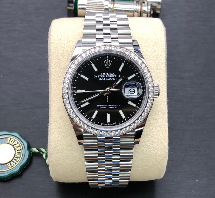 Rolex Datejust 36 126284rbr Black Jubilee