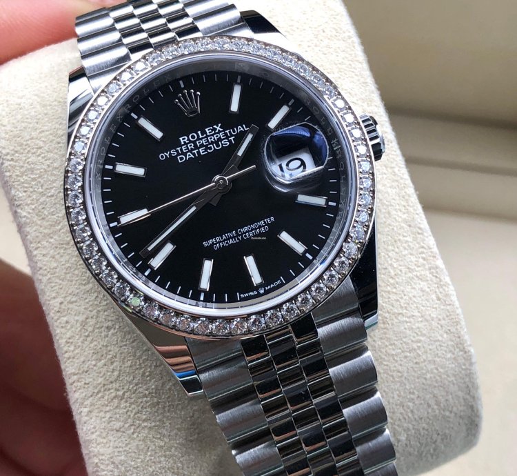Rolex Datejust 36 126284rbr Black Jubilee