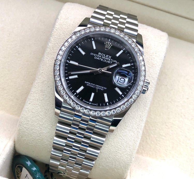 Rolex Datejust 36 126284rbr Black Jubilee