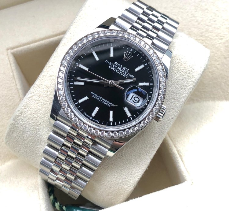 Rolex Datejust 36 126284rbr Black Jubilee