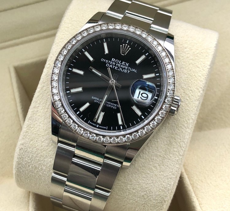 Rolex Datejust 36 126284rbr Black Oyster