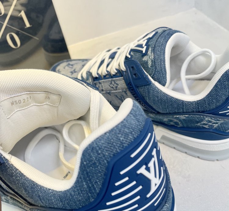 Louis Vuitton Denim Monogram Trainer