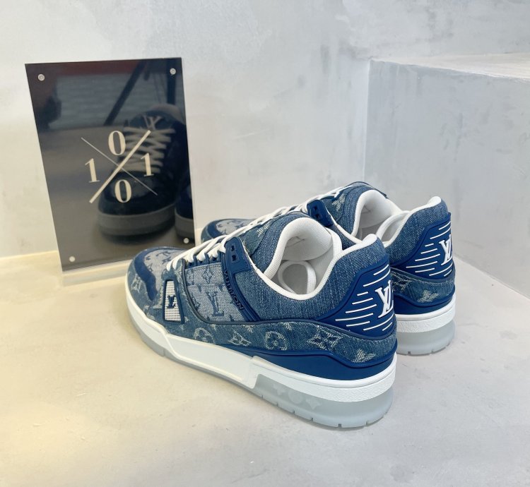 Louis Vuitton Denim Monogram Trainer