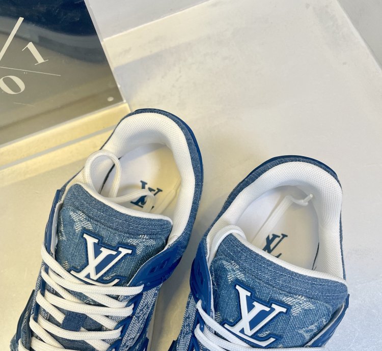 Louis Vuitton Denim Monogram Trainer