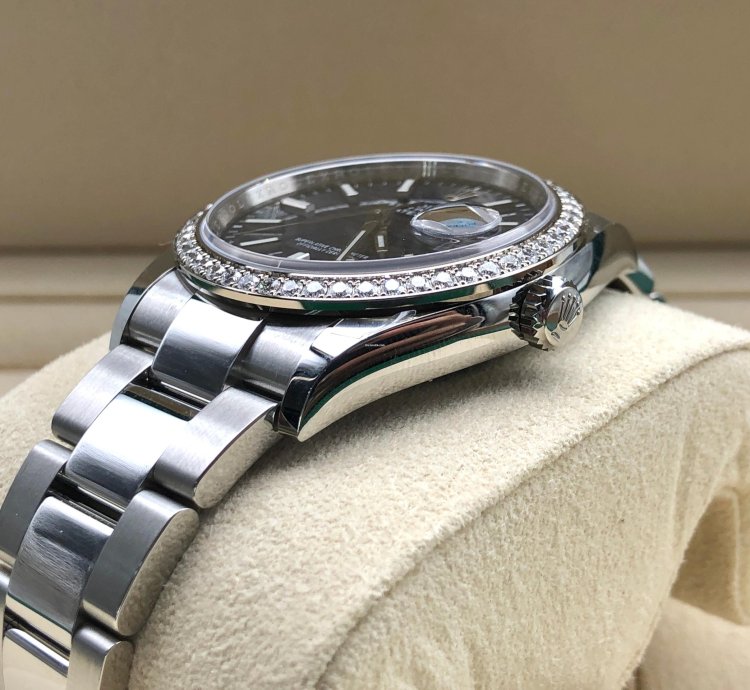 Rolex Datejust 36 126284rbr Blue Fluted Wave Motif Dial Oyster 2021 New Model