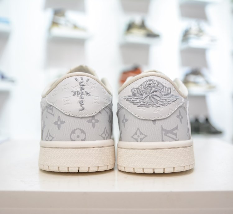 270 Ts X Air Jordan Aj1 Low Inverted Hook Low-top Joint Color Lx1988-500