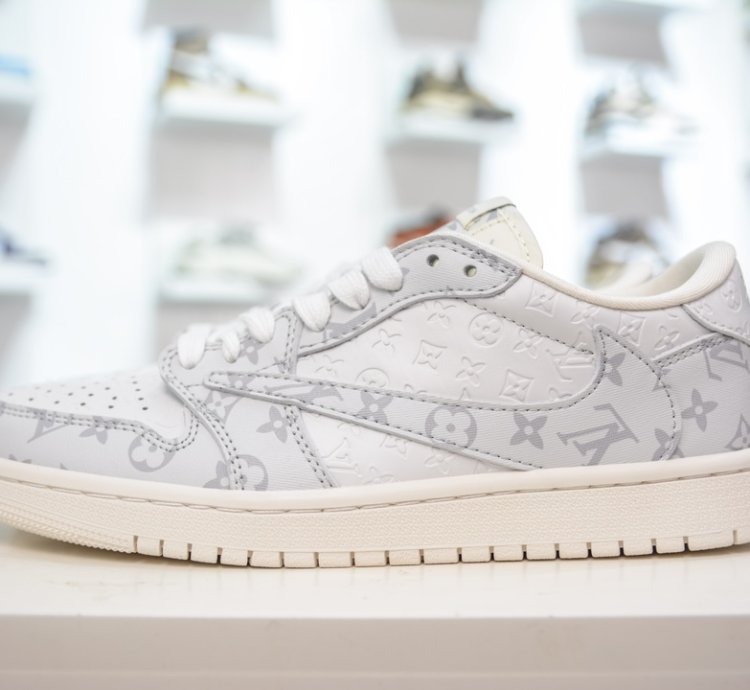 270 Ts X Air Jordan Aj1 Low Inverted Hook Low-top Joint Color Lx1988-500