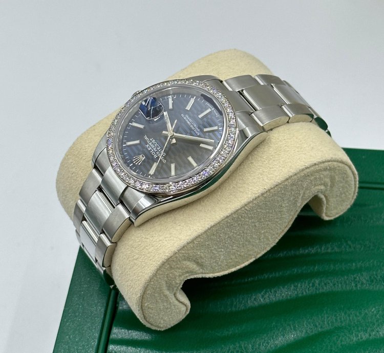 Rolex Datejust 36 126284rbr Fluted Blue Jub-126284rbr-0042