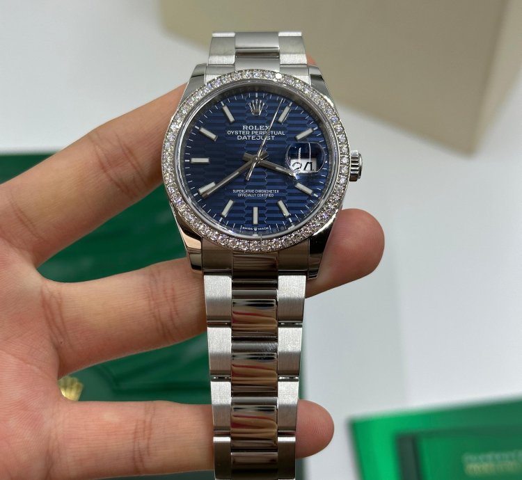 Rolex Datejust 36 126284rbr Fluted Blue Jub-126284rbr-0042