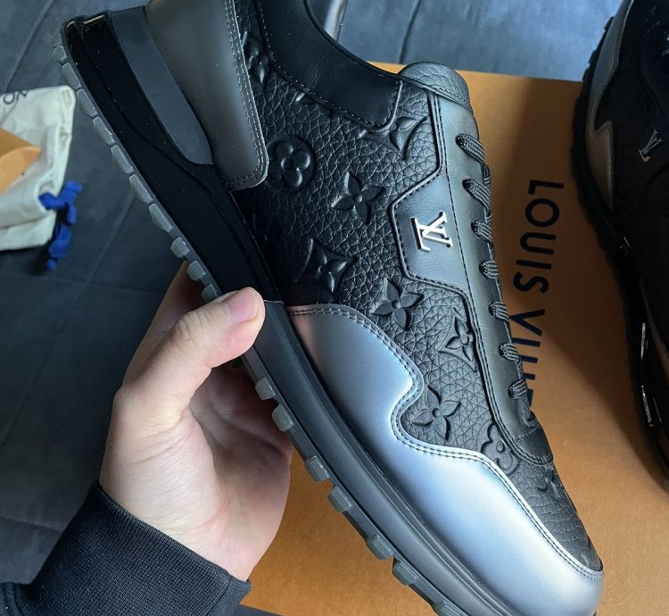 Louis Vuitton Embossed Monogram Run Away Trainer Sneaker