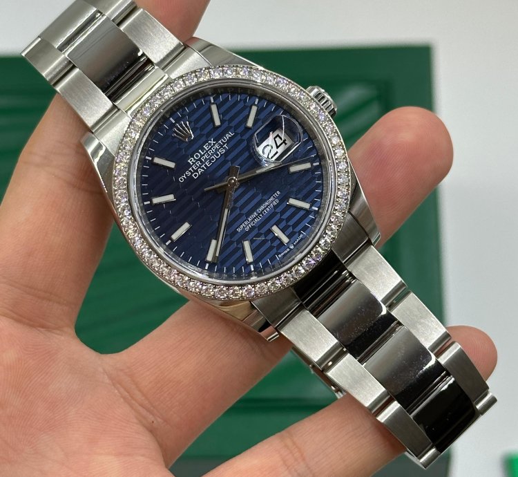 Rolex Datejust 36 126284rbr Fluted Blue Jub-126284rbr-0042