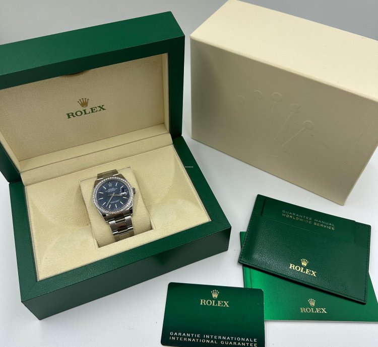 Rolex Datejust 36 126284rbr Fluted Blue Jub-126284rbr-0042