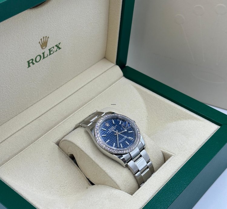 Rolex Datejust 36 126284rbr Fluted Blue Jub-126284rbr-0042