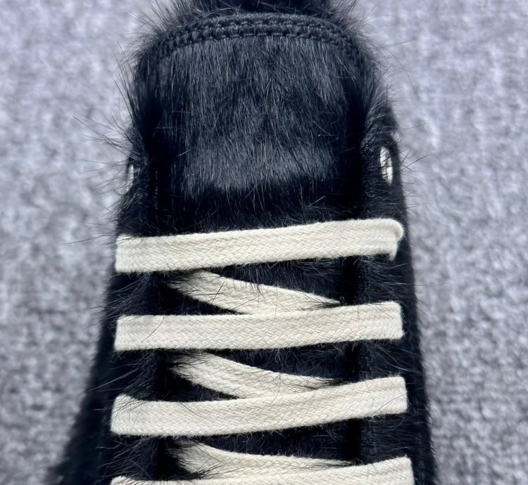 Rick Owens Strobe Low black Fur