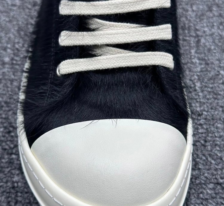 Rick Owens Strobe Low black Fur
