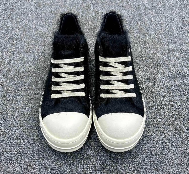 Rick Owens Strobe Low black Fur