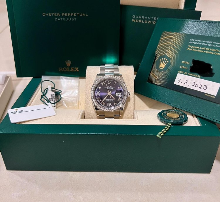 Rolex Datejust 36 126284rbr Neu Rolex Schal