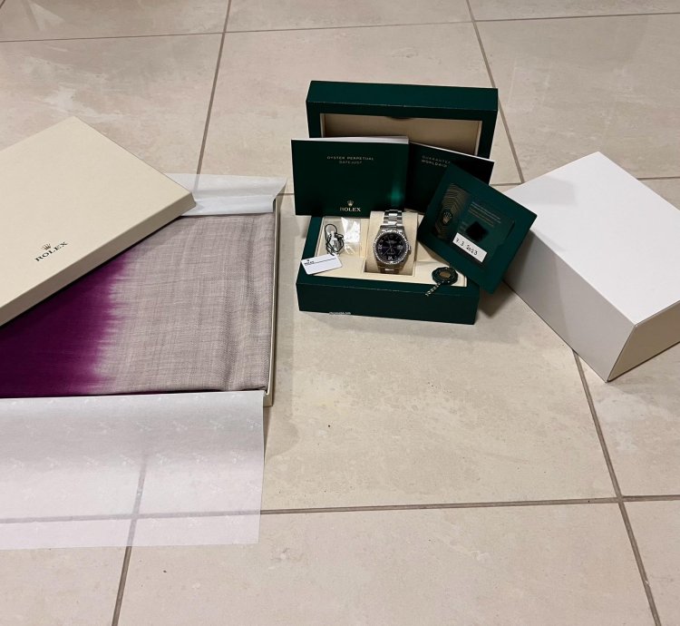 Rolex Datejust 36 126284rbr Neu Rolex Schal