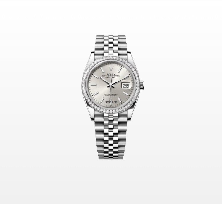 Rolex Datejust 36 126284rbr Silver Jub