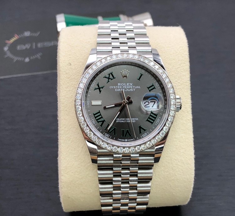 Rolex Datejust 36 126284rbr Wimbledon Jubilee