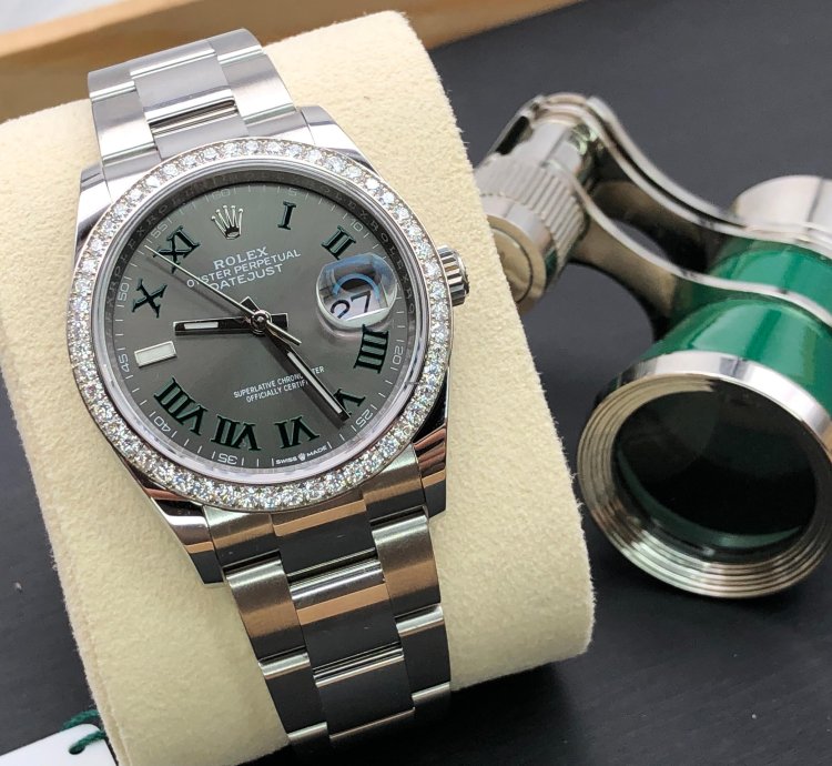 Rolex Datejust 36 126284rbr Wimbledon Oyster