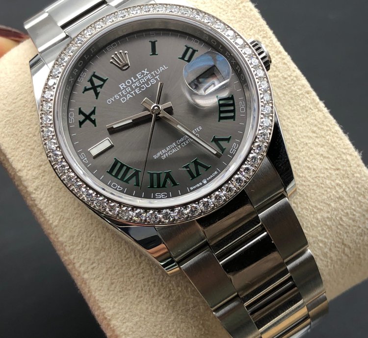 Rolex Datejust 36 126284rbr Wimbledon Oyster