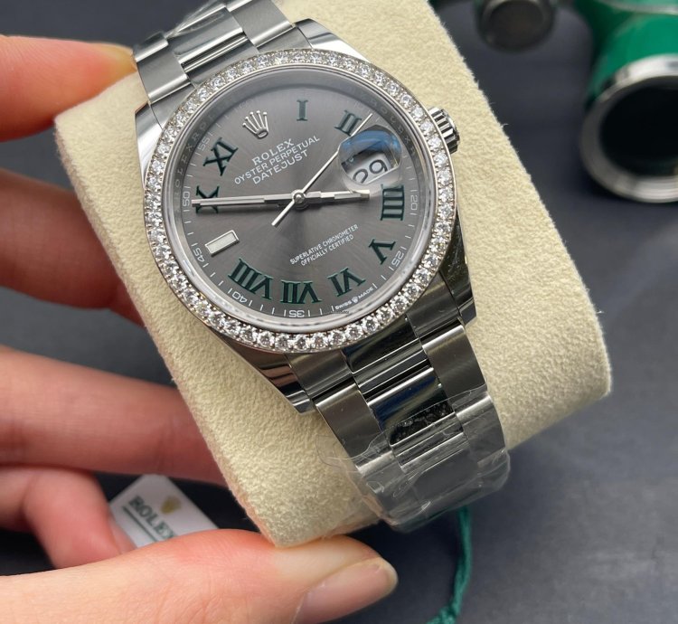 Rolex Datejust 36 126284rbr Wimbledon Oyster