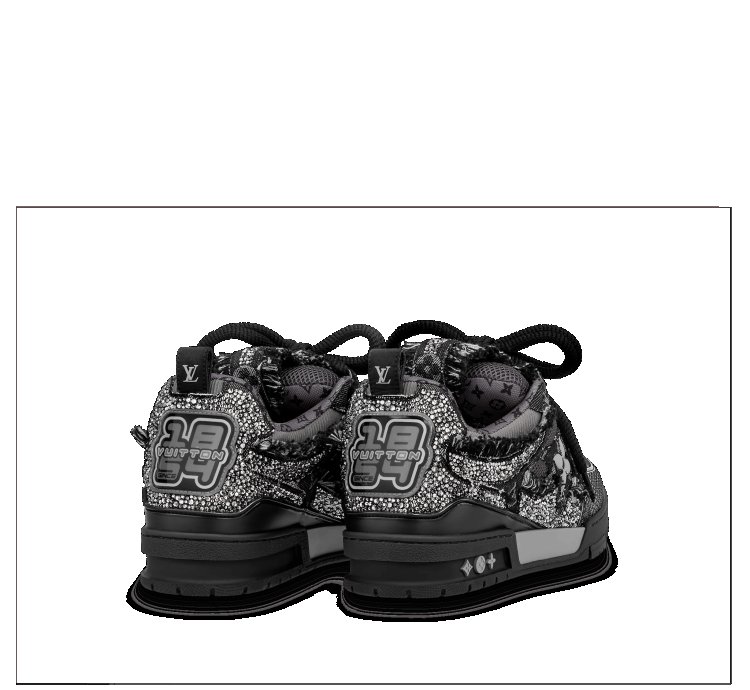 Louis Vuitton Fw 2022 Swarovski Crystals Skate Sneakers