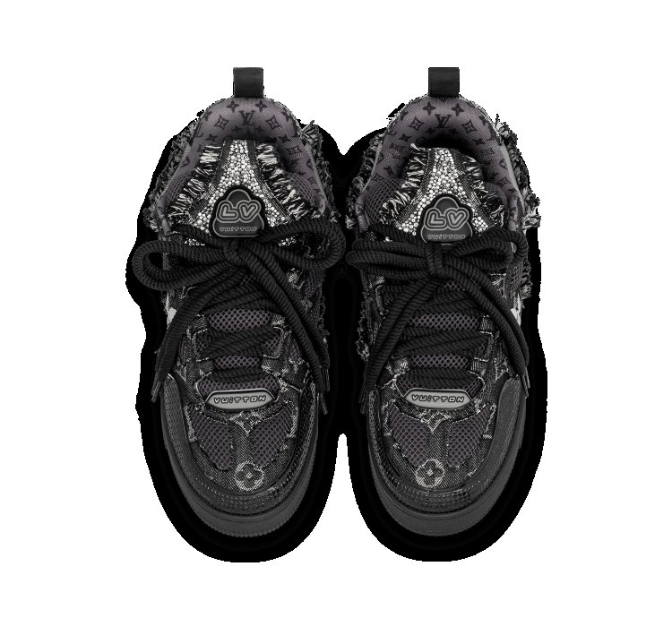 Louis Vuitton Fw 2022 Swarovski Crystals Skate Sneakers