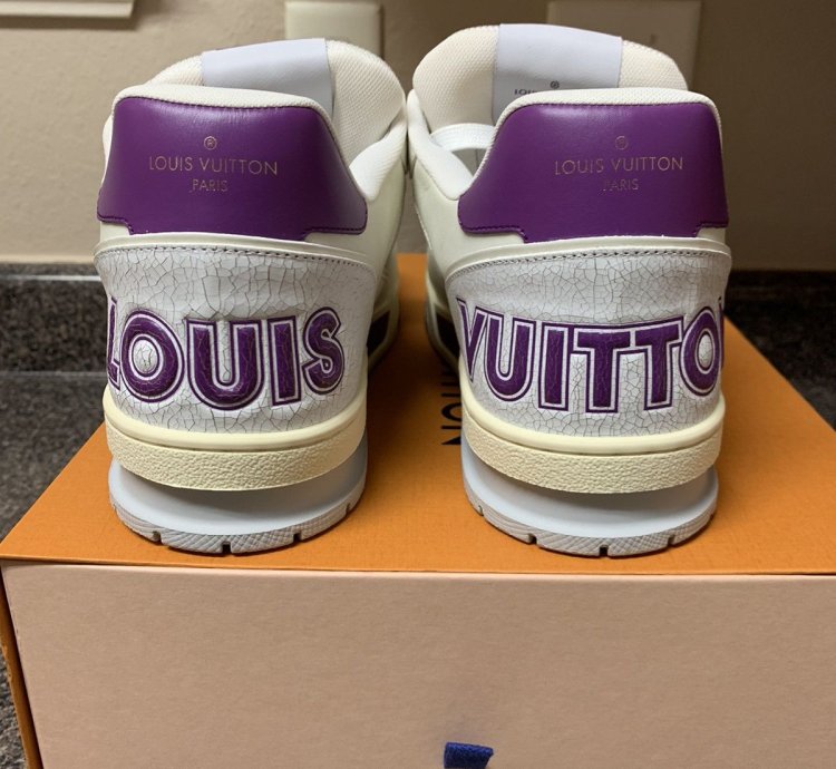 Louis Vuitton Fw21 Strap Trainer Purple Eggshell Lv8 5