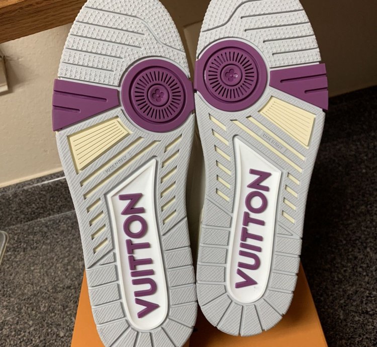 Louis Vuitton Fw21 Strap Trainer Purple Eggshell Lv8 5