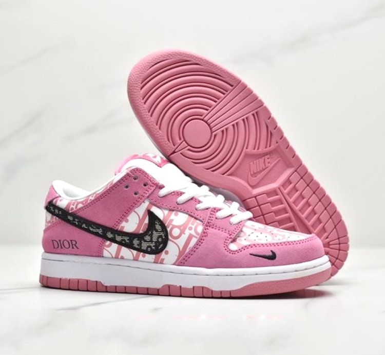 Dior Pink X Nike Sb Dunk Low Pro