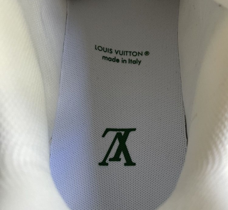 Louis Vuitton Green Denim Monogram Trainer Sneaker
